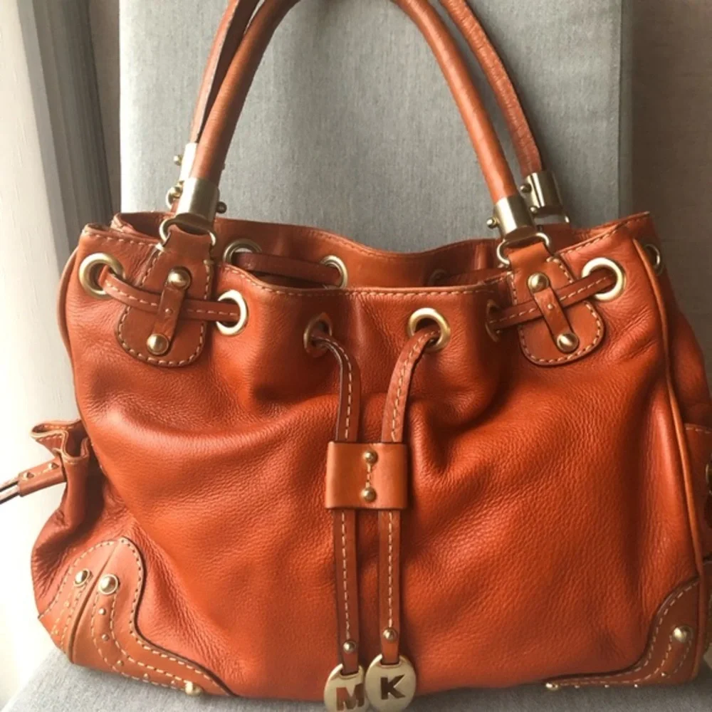 Michael Kors Women's Tan Leather Bag - Picture 1 of 11